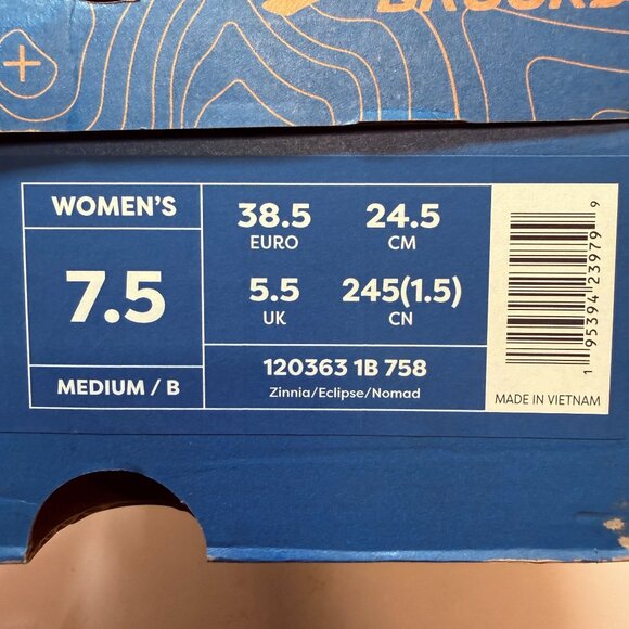 Brooks Women's Cascadia 16 Trail Running Shoes Zinnia Size 7.5 NEW - Picture 5 of 6